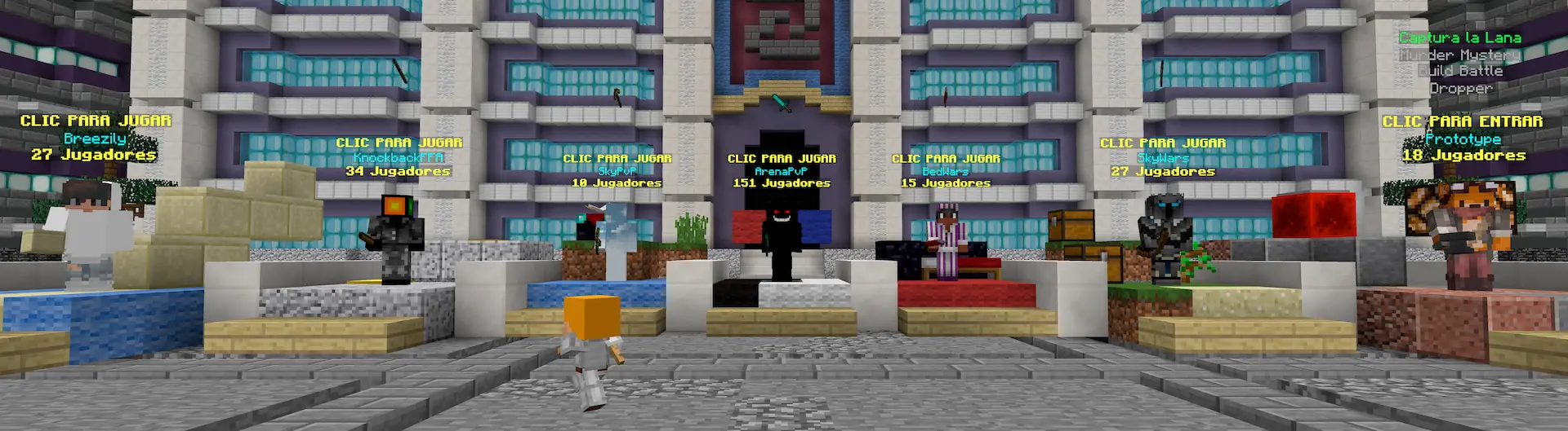 NPCs para jugar en el lobby